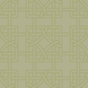 橄榄绿色几何装饰。 网织和壁纸的无缝图案