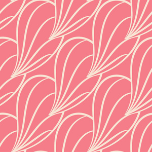 抽象的无缝图案。 纺织壁纸和织物的粉红色背景