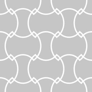 灰色和白色的几何装饰。 网织和壁纸的无缝图案