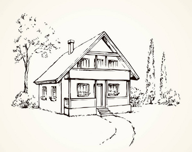 新水墨画儿图片