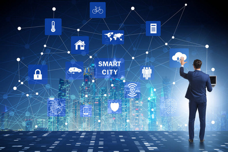 智能交通智慧城市图片-智能交通智慧城市素材-智能交通智慧城市插画