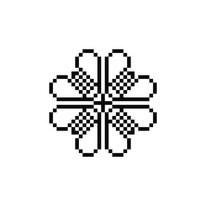 斯堪的纳维亚符号，挪威飞边毛衣设计矢量