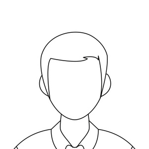 在白色背景上的男子画像相似素材图片 摄图新视界