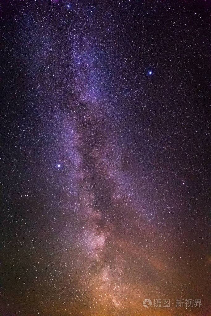 秋天的星空.美丽的宇宙.空间背景