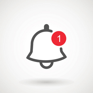 通知图标向量, 材料设计, 社交媒体元素, 用户界面符号, epps, ui