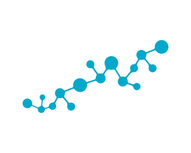 分子符号标志模板插图设计
