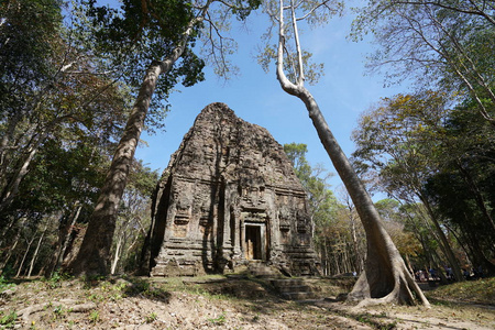 柬埔寨1月12日2019年1月12日柬埔寨桑伯普赖克的一座名为S1的寺庙