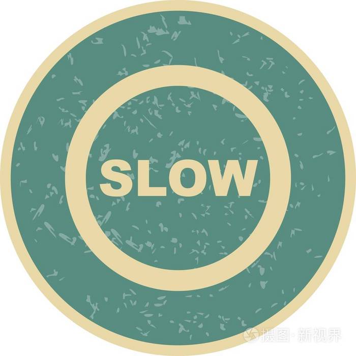 矢量慢图标标志图标矢量插图个人和商业使用