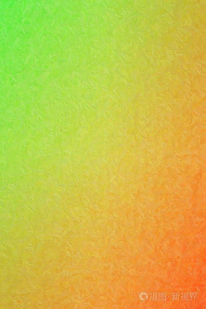 橙色和绿色混合垂直背景插图