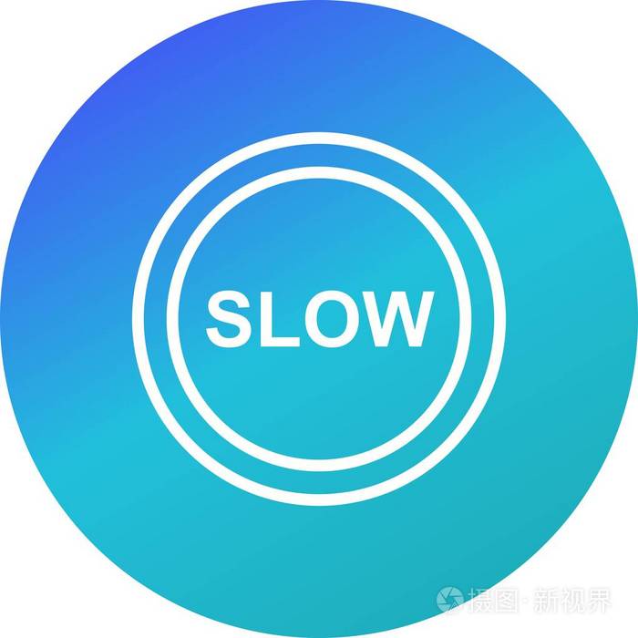 矢量慢图标标志图标矢量插图个人和商业使用.