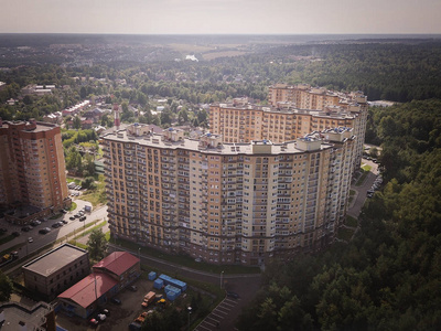高层建筑莫斯科地区航空摄影图片