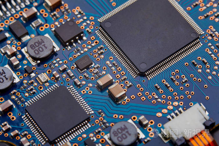 电脑主板处理器关闭电子电路板
