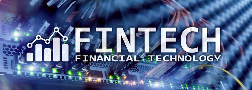 Fintech 金融技术。业务解决方案和软件开发