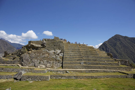马丘比丘来自奎丘亚老山，神圣的失去的城市印加在神圣的山谷乌鲁班巴。 被选为世界七大奇迹之一。
