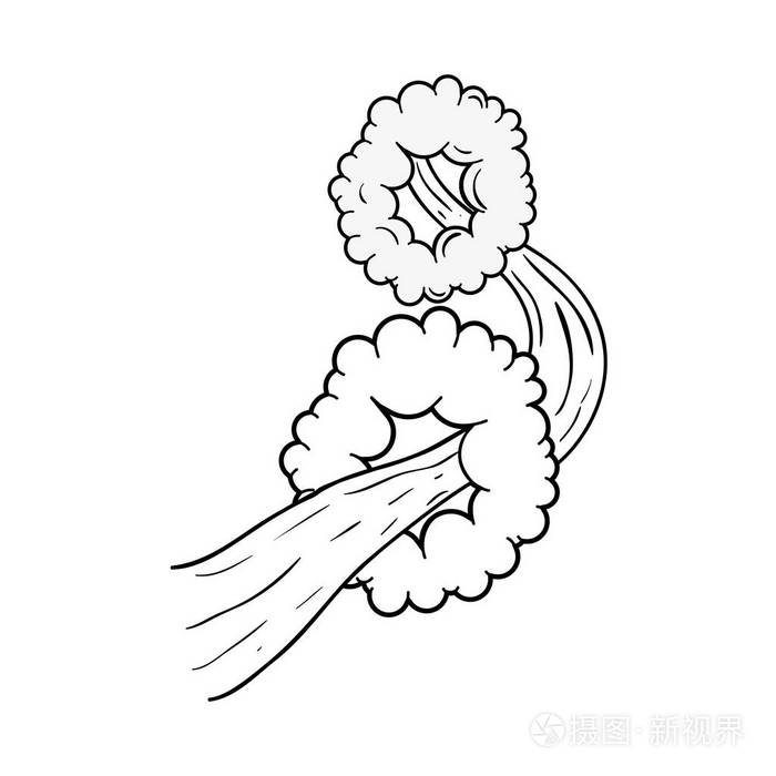 烟雾流行艺术风格插图设计插画-正版商用图片1790zm-摄图新视界