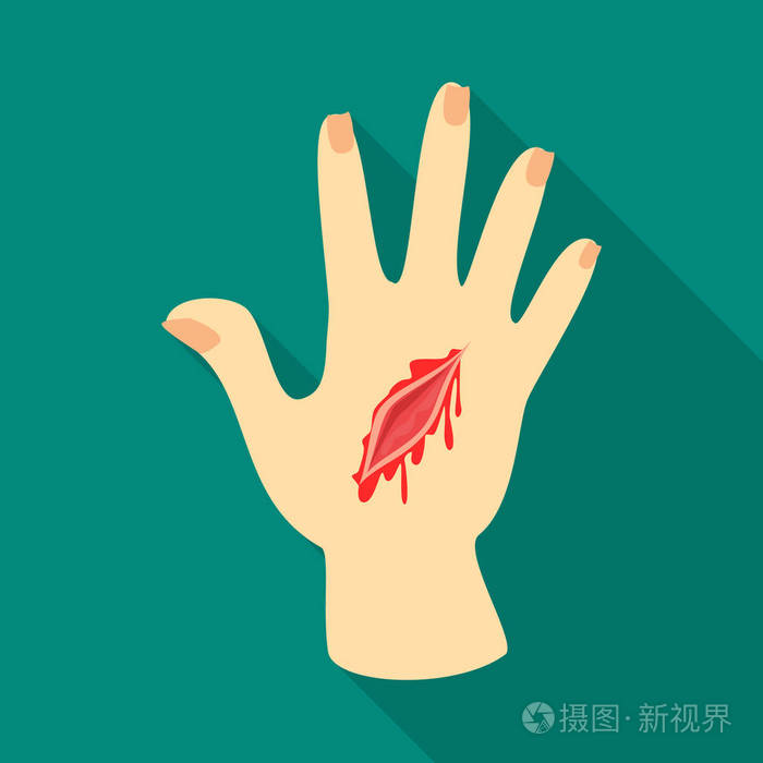 插画 损坏和伤口标志的矢量说明.损坏的汇集和呈现股票向量例证.eps