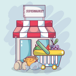 食品和超市购物