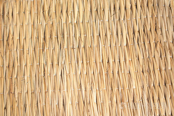 垫子作为稻草作为抽象的纹理图案