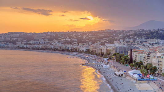 Azur, French Riviera, France. Close up view