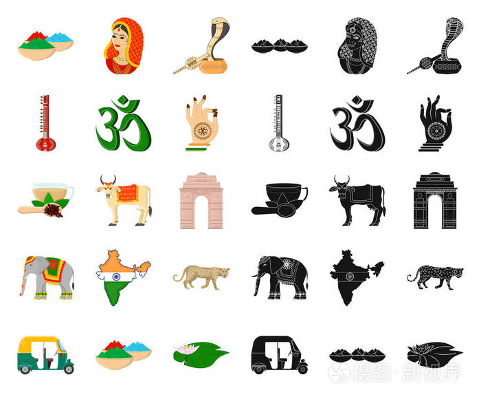 印度代表动物符号图片