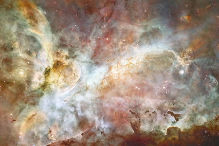 宇宙之美。 科幻壁纸。 这幅图像的元素由美国宇航局提供。