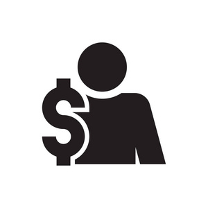 财务部财务部白色背景图标概念照片