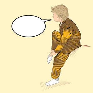 小猫女孩穿衣服简单的黑白小男孩穿着大衣服卡通正面背面观看动画角色