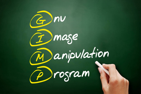 gimpgnu图像处理程序缩写概念黑板