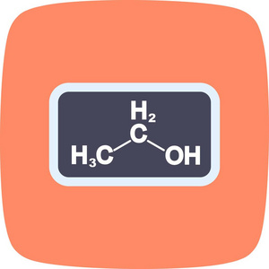 乙醇矢量图标符号图标矢量插图个人和商业用途。