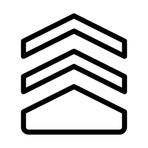 军阶标志简单矢量图标志
