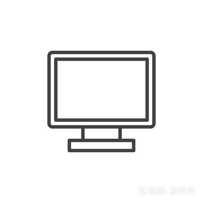 符号标志插图. 可编辑笔画. 像素完美图形