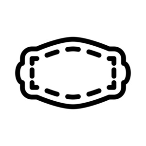 设计师边框图标简单线条插图图片