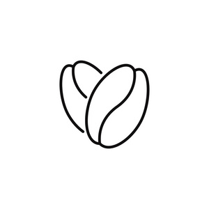 咖啡豆图标图片-咖啡豆图标素材-咖啡豆图标插画-摄图新视界