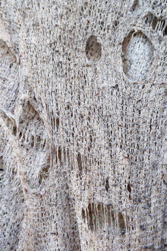 旧灰色破布抹布