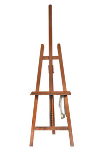 s easel isolated on white with clipping path