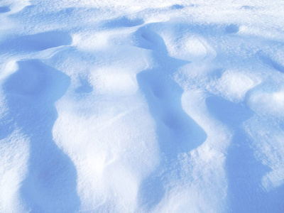 蓝色清新雪质地背景照片
