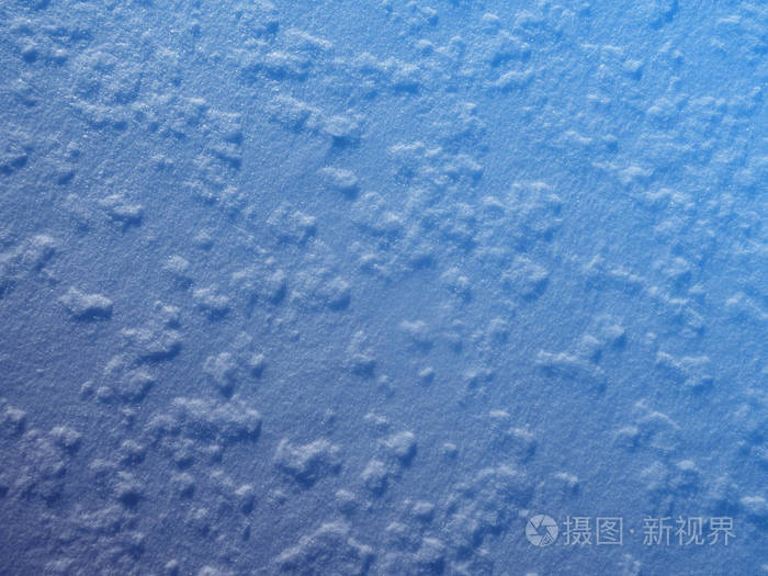 蓝色清新雪质地背景