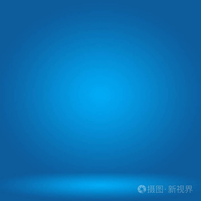 抽象豪华梯度蓝色背景光滑的深蓝色与黑色小插曲工作室横幅