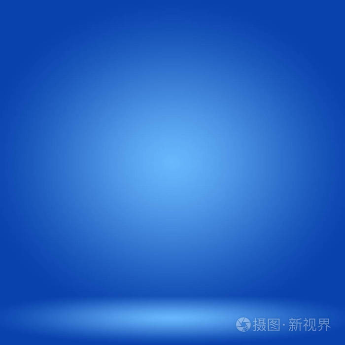 抽象豪华梯度蓝色背景光滑的深蓝色与黑色小插曲工作室横幅