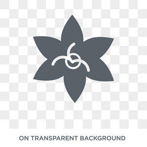 高质量填充铁线莲符号用于网络和移动照片