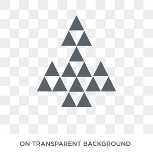 多边形协同形状图标。 多边形协同形状设计概念从几何集合。 透明背景上的简单元素矢量插图。