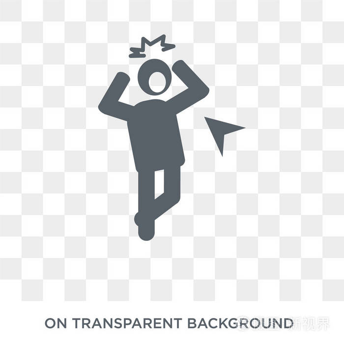 害怕的人类图标.