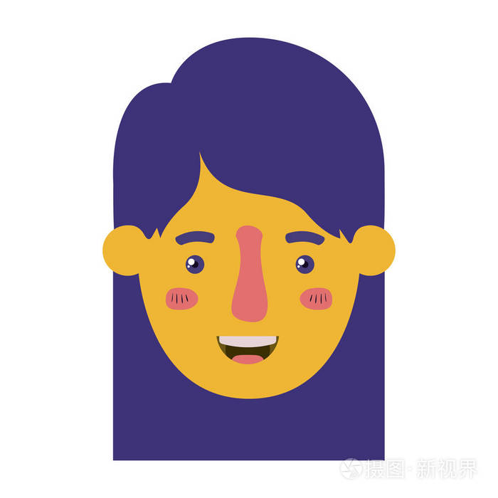 女性头像字符头