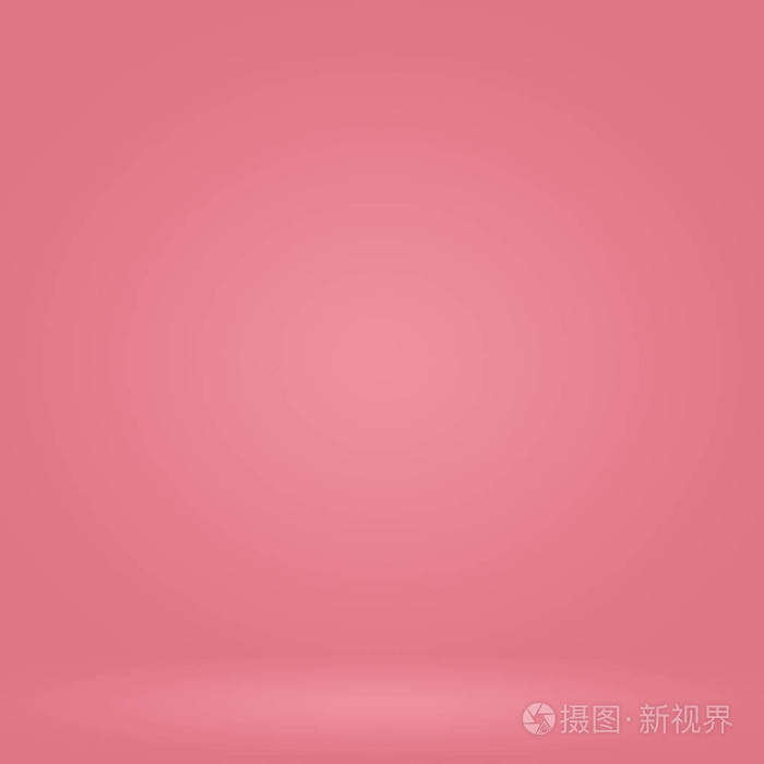抽象空平滑淡粉色工作室背景用作产品展示横幅模板的蒙太奇