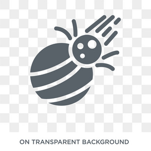 天文学收藏的空间碰撞设计理念. 透明背景上的简单元素矢量插图.照片