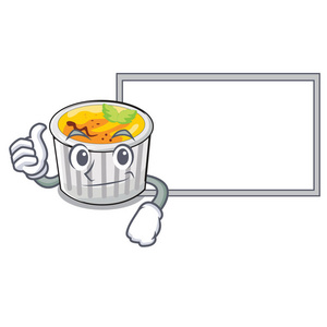 面包屑与纸板食品奶油面包卡通准备吃矢量插图插画