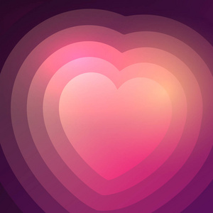 s Day background with abstract gradient heart