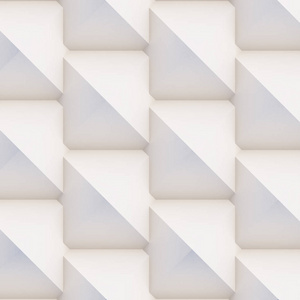3D型图案由白色和米色几何形状制成，创意背景或壁纸表面由光影组成。未来主义无缝装饰抽象纹理设计，简单的图形元素。