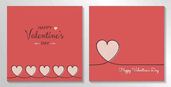 s Day greeting card collection. Vector