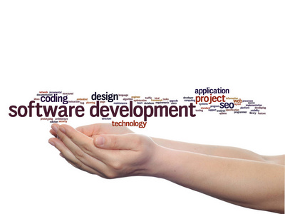 概念或概念软件开发项目编码技术抽象词汇云